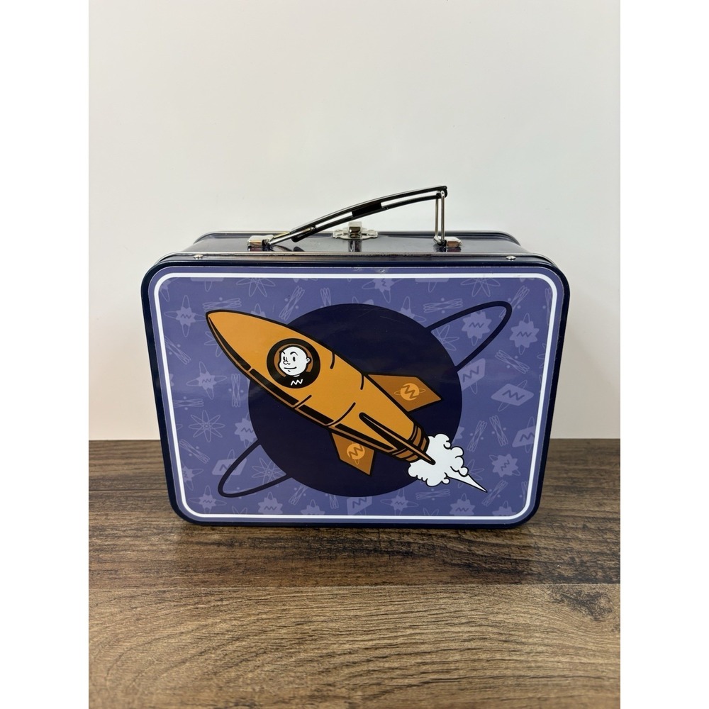 Onnit Brand Astronaut Metal Tin Lunchbox Health Supplements Joe Rogan